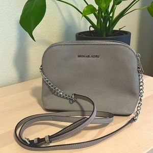Michael Kors Dome Leather Crossbody Bag VGUC